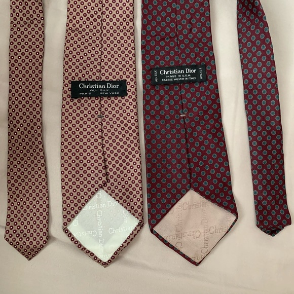 Dior silk neckties - Picture 1 of 1